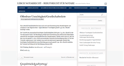 Desktop Screenshot of lerchnotarrecht.de